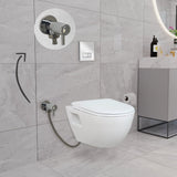 Short Projection Wall Hung Combined Bidet Toilet With Soft Close Seat - www.ultrabathroom.com