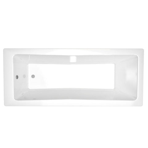 Square Single Ended Bath 1600 x 700mm - www.ultrabathroom.com