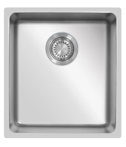 Ukinox Micro Series ME 451 Kitchen Sink, 450×400mm — Polished Stainless Steel