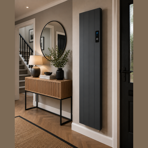 Reina Nika Vertical Electric Radiator - Anthracite