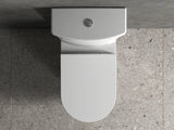 Salvo Rimless Closed Couple Combined  Bidet Toilet with Soft Close Seat