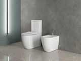 Salvo Integrated Rimless Closed Couple Combined Bidet Toilet with Soft Close Seat