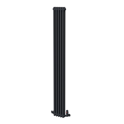UB Trade Classic Column 2 Column Vertical Radiator - Black
