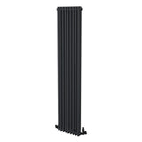 UB Trade Classic Column 2 Column Vertical Radiator - Black