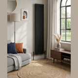 UB Trade Classic Column 3 Column Vertical Radiator - Black