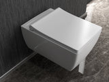 Alves Rimless Wall Hung Combined Bidet Toilet With Soft Close Seat - www.ultrabathroom.com