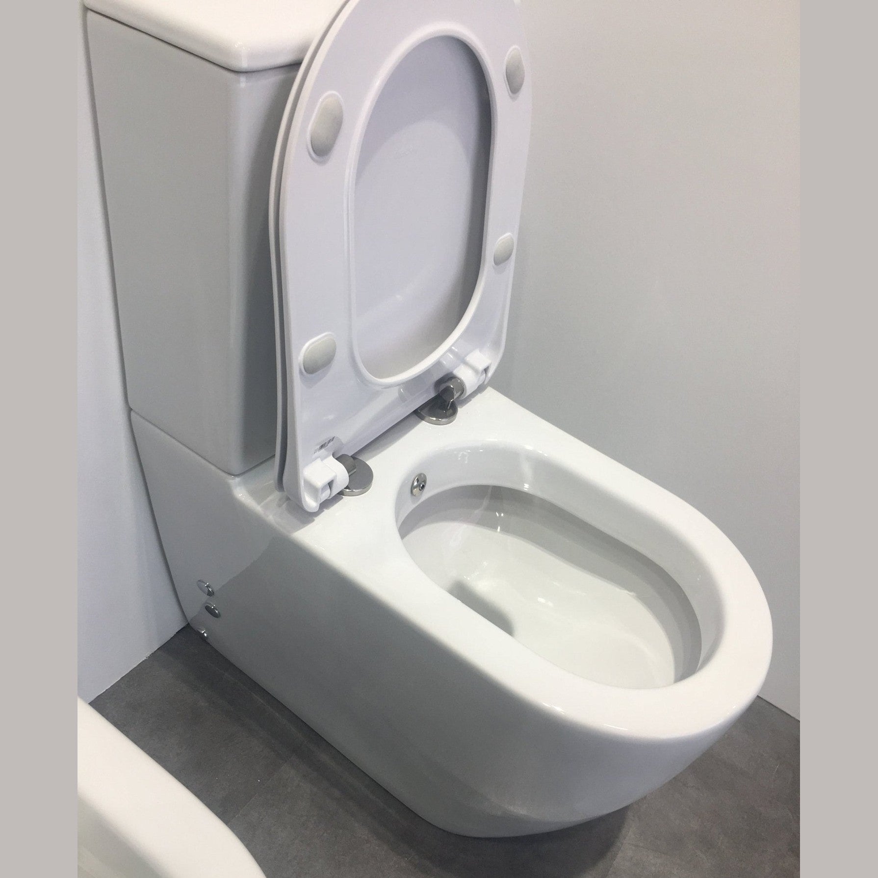 Franco Closed Couple Combined Bidet Toilet With Soft Close Seat - www.ultrabathroom.com