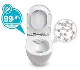 Franco Rimless Cool Grey Wall Hung Combined Bidet Toilet With Soft Close Seat - www.ultrabathroom.com