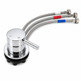 Integrated Bidet Toilet Mixer Tap – Hot & Cold – Chrome Finish - www.ultrabathroom.com