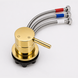 Integrated Bidet Toilet Mixer Tap – Hot & Cold – Gold Finish - www.ultrabathroom.com
