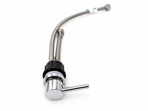 Integrated Bidet Toilet On/Off Tap - Cold Only - Chrome Finish - www.ultrabathroom.com