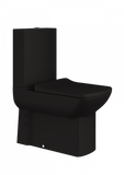Laura MATT BLACK Closed Couple Combined Bidet Toilet With Soft Close Seat - www.ultrabathroom.com