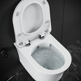 Nile Vortex Rimless Wall Hung Combined Bidet Toilet With Soft Close Seat - www.ultrabathroom.com