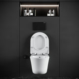 Nile Vortex Rimless Wall Hung Combined Bidet Toilet With Soft Close Seat - www.ultrabathroom.com