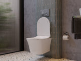 Nile Vortex Rimless Wall Hung Combined Bidet Toilet With Soft Close Seat - www.ultrabathroom.com