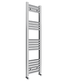 Pozo 300x1200 Flat Chrome Finish Heated Towel Rail - www.ultrabathroom.com