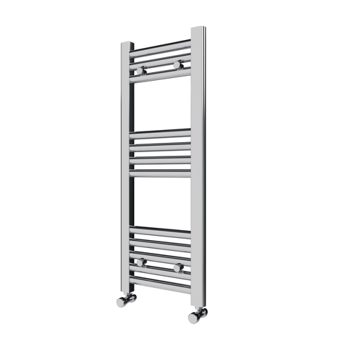 Pozo 300x800 Flat Chrome Finish Heated Towel Rail - www.ultrabathroom.com