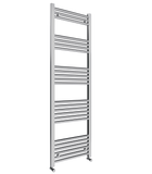 Pozo 500x1600 Flat Chrome Finish Heated Towel Rail - www.ultrabathroom.com