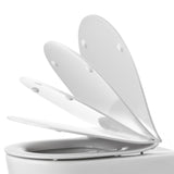 PREMIUM SLIMLINE D SHAPE SOFT CLOSE TOILET SEAT, FRNC01 - www.ultrabathroom.com