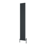 Reina Albano Aluminium Designer Radiator - Anthracite - www.ultrabathroom.com