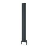 Reina Albano Aluminium Designer Radiator - Anthracite - www.ultrabathroom.com