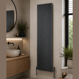 Reina Albano Aluminium Designer Radiator - Anthracite - www.ultrabathroom.com