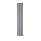 Reina Albano Aluminium Designer Radiator - Silver - www.ultrabathroom.com
