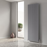 Reina Albano Aluminium Designer Radiator - Silver - www.ultrabathroom.com