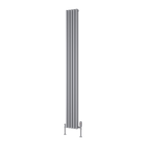 Reina Albano Aluminium Designer Radiator - Silver - www.ultrabathroom.com
