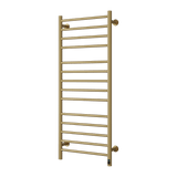 Reina Arnage Dry Electric Heated Towel Rail - Brushed Brass - www.ultrabathroom.com