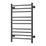 Reina Arnage Dry Electric Heated Towel Rail - Gun Metal - www.ultrabathroom.com