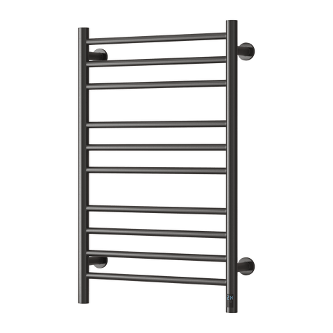 Reina Arnage Dry Electric Heated Towel Rail - Gun Metal - www.ultrabathroom.com