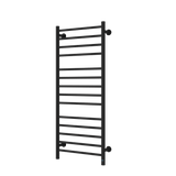 Reina Arnage Dry Electric Heated Towel Rail - Matt Black - www.ultrabathroom.com