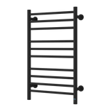 Reina Arnage Dry Electric Heated Towel Rail - Matt Black - www.ultrabathroom.com