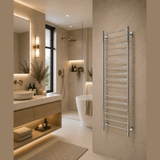 Reina Arnage Dry Electric Heated Towel Rail - Polished - www.ultrabathroom.com