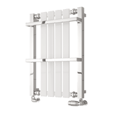 Reina Ashen Designer Towel Rail - White - www.ultrabathroom.com