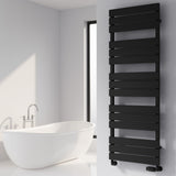 Reina Avola Designer Towel Rail - Black - www.ultrabathroom.com