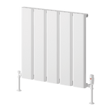 Reina Caldaro Horizontal Aluminium Designer Radiator - White - www.ultrabathroom.com