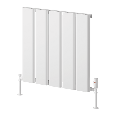 Reina Caldaro Horizontal Aluminium Designer Radiator - White - www.ultrabathroom.com