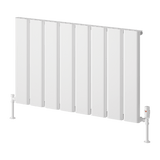 Reina Caldaro Horizontal Aluminium Designer Radiator - White - www.ultrabathroom.com