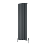 Reina Caldaro Vertical Aluminium Designer Radiator - Anthracite - www.ultrabathroom.com