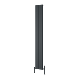 Reina Caldaro Vertical Aluminium Designer Radiator - Anthracite - www.ultrabathroom.com