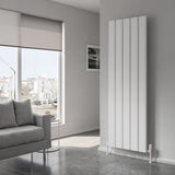 Reina Caldaro Vertical Aluminium Designer Radiator - White - www.ultrabathroom.com