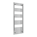 Reina Capo Electric Curved Heated Towel Rail - Chrome - www.ultrabathroom.com