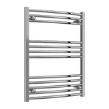 Reina Capo Electric Curved Heated Towel Rail - Chrome - www.ultrabathroom.com