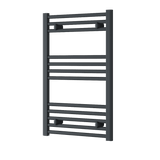 Reina Capo Electric Flat Heated Towel Rail - Anthracite - www.ultrabathroom.com