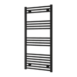Reina Capo Electric Flat Heated Towel Rail - Black - www.ultrabathroom.com