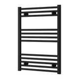 Reina Capo Electric Flat Heated Towel Rail - Black - www.ultrabathroom.com