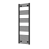 Reina Capo Electric Flat Heated Towel Rail - Black - www.ultrabathroom.com