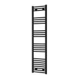 Reina Capo Electric Flat Heated Towel Rail - Black - www.ultrabathroom.com